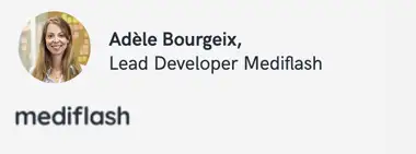 Adèle Bourgeix, Lead Developer Mediflash