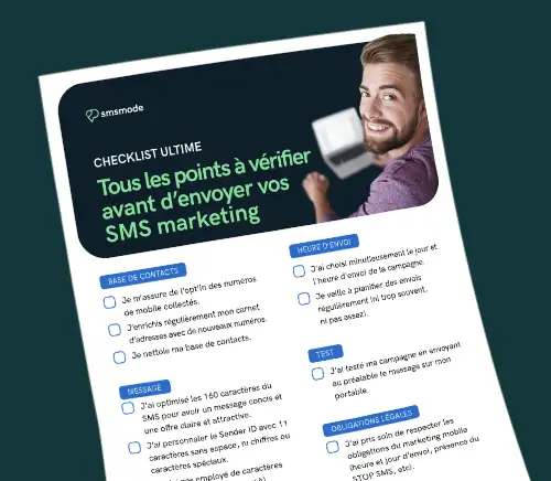 Checklist ultime de l'envoi de SMS marketing