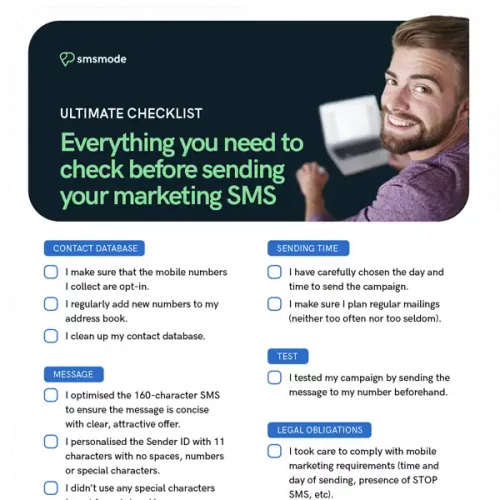 Checklist of the points before sending your marketing SMS